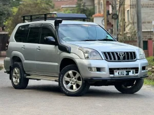 Toyota Land Cruiser Prado 4x4 available for car rentals Rwanda safari trips