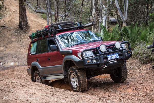 4x4 rental vehicle prepared for cross border travel from Rwanda to Uganda