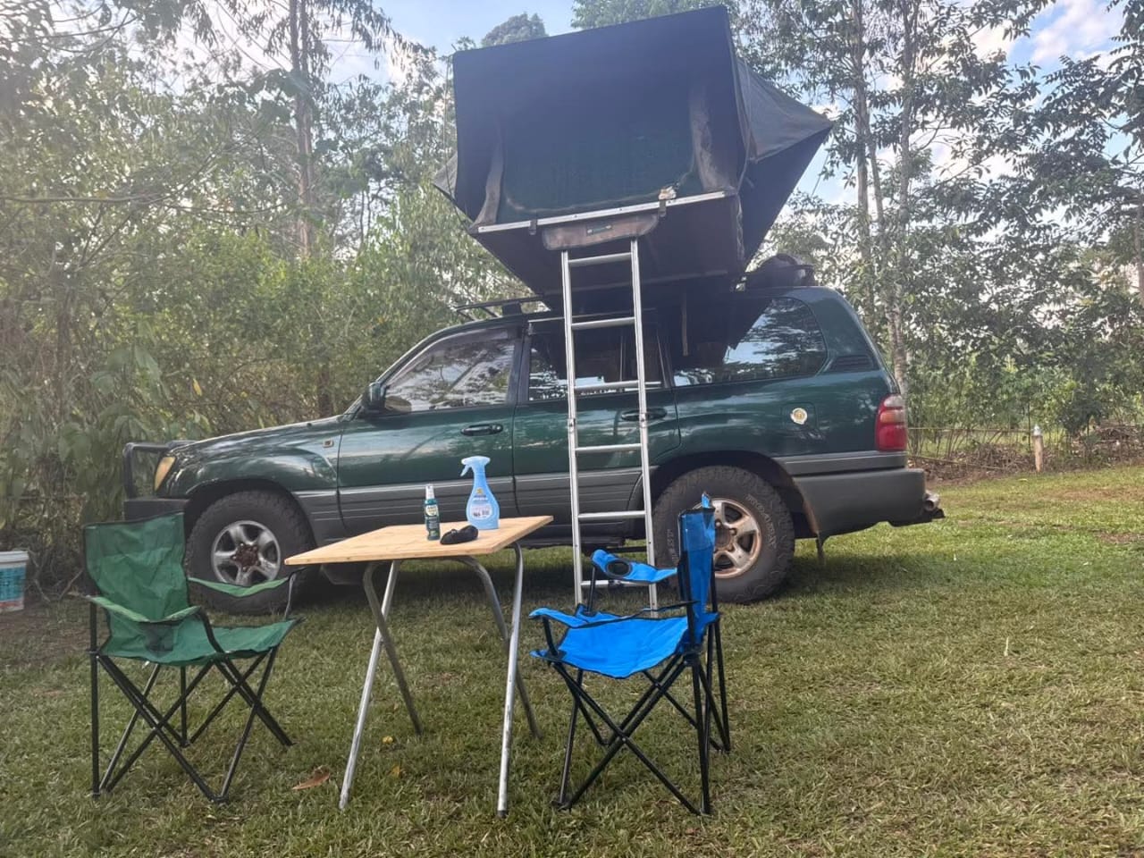 Hire Prado with rooftop tent in Rwanda