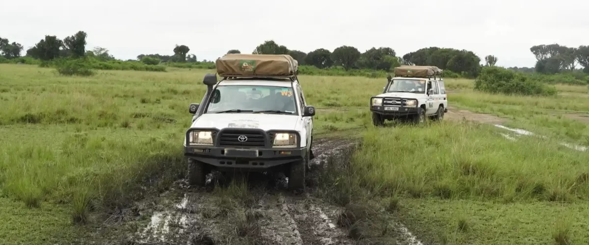 4x4 car rental with rooftop tent for a self-drive camping trip in Rwanda